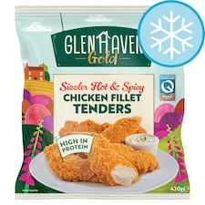 Glenhaven Gold Sizzler Hot & Spicy Irish Chicken Fillet Tenders 420g