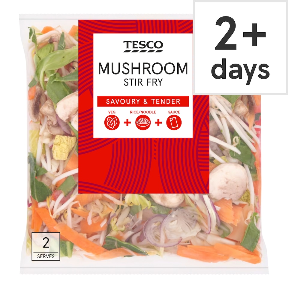 Tesco Mushroom Stir Fry 320g