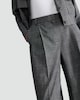 image 1 of F&F Check Pleated Barrel Leg Trousers in Black