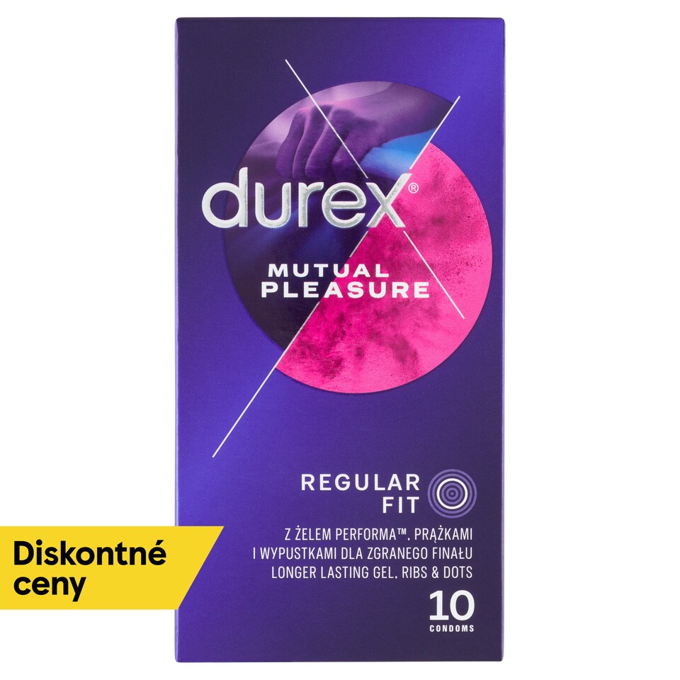 obrázok 1 z Durex Mutual Pleasure Regular Fit prezervatívy 10 ks