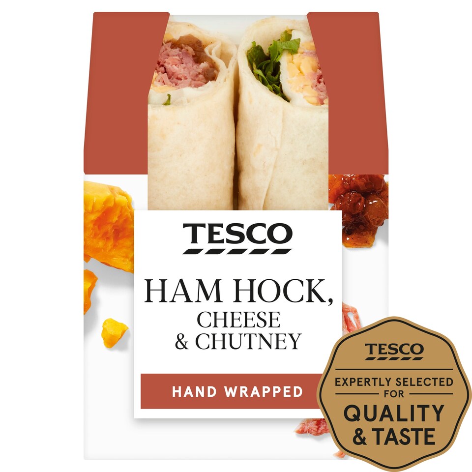Tesco Ham Hock Cheese & Chutney Chutney Wrap Tesco Groceries