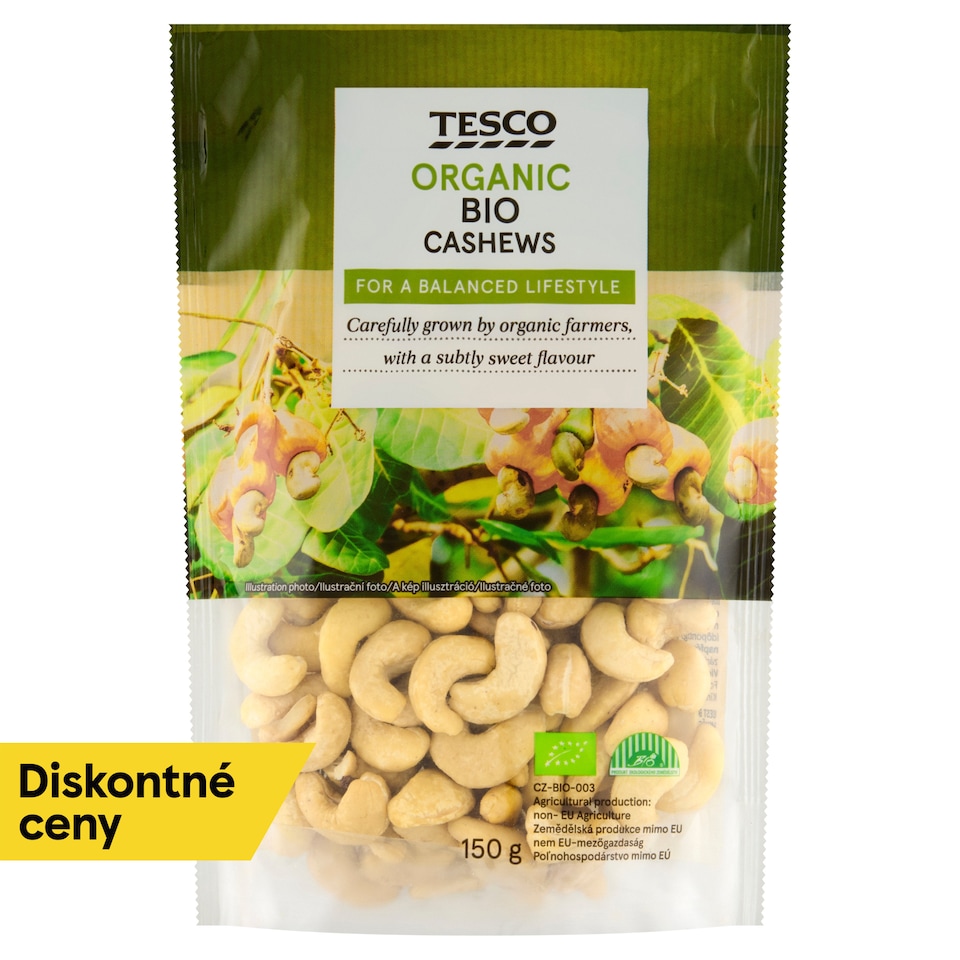 Tesco Organic Bio Cashews 150 g