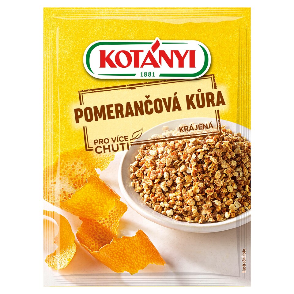 Kotányi Dessert Pomerančová kůra krájená 20g