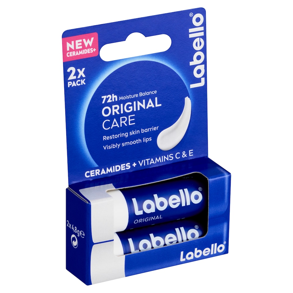 obrázok 1 z Labello Original Care Ošetrujúci balzam na pery 2 x 4,8 g