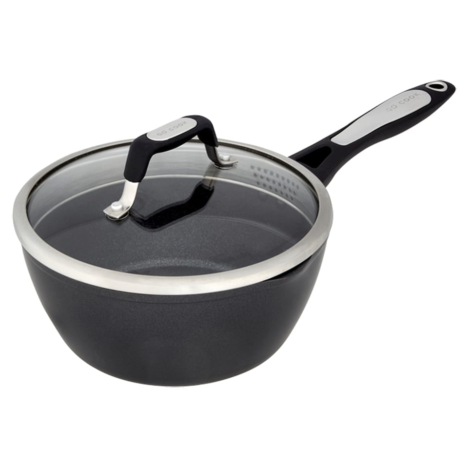 image 1 of Go Cook Heat Control Forged Saucepan 20Cm
