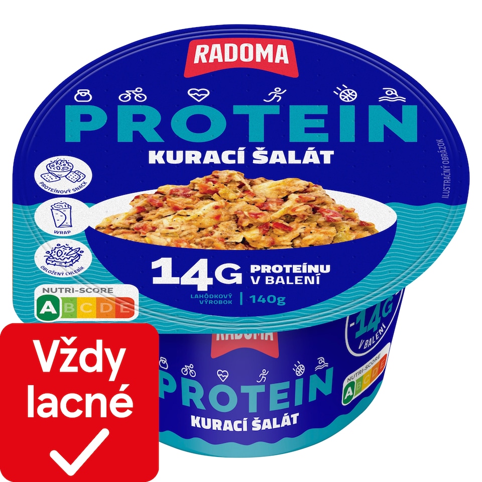 Radoma Protein kurací šalát 140 g	