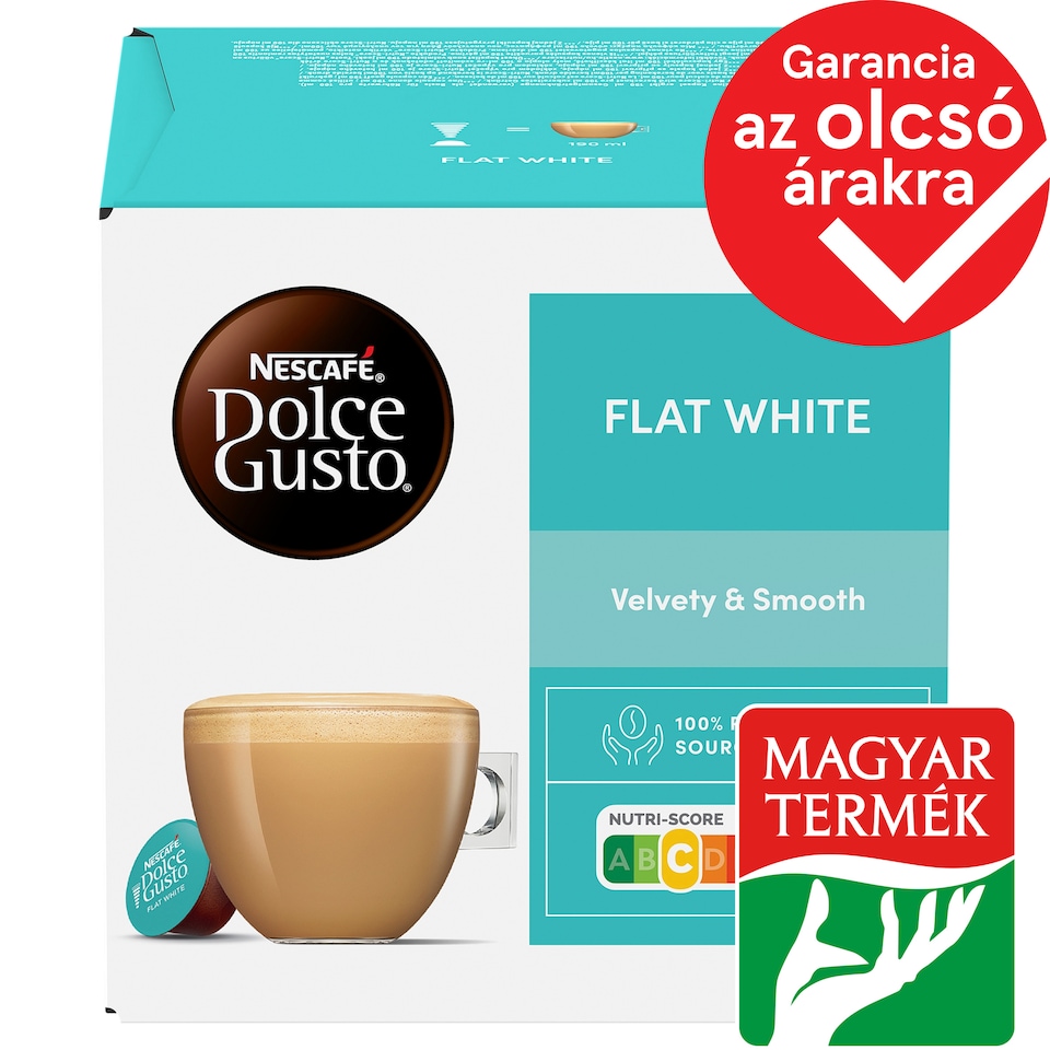 NESCAFÉ Dolce Gusto Flat White Milk Powder and Instant Coffee Capsules 16 pcs 187,2 g