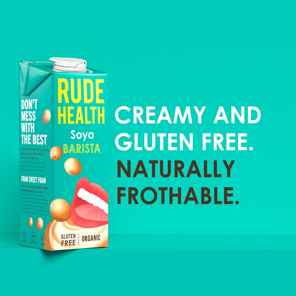 image 1 of Rude Health Organic Soya Barista 1L
