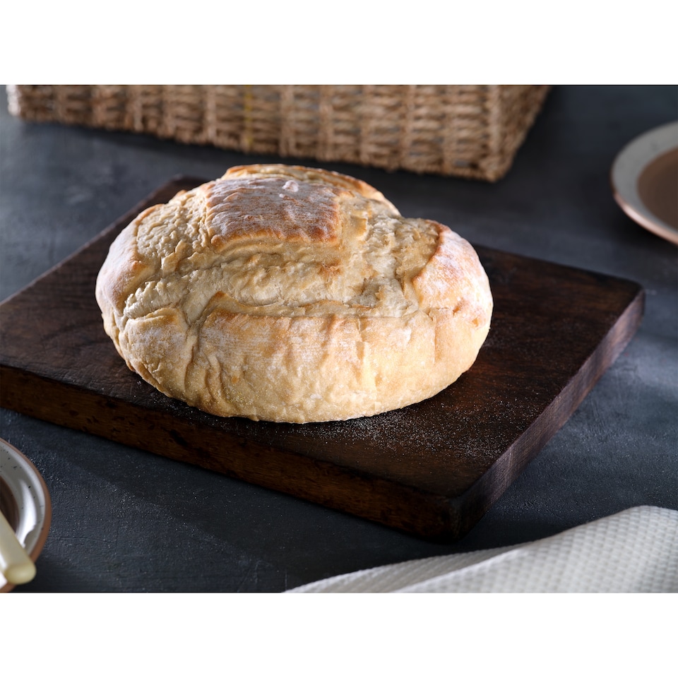 image 1 of Tesco Finest White Stonebaked Boule 400g
