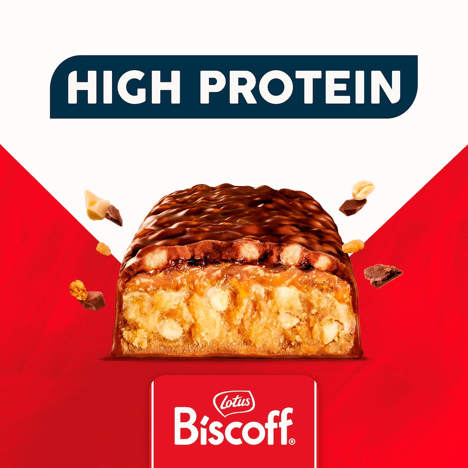 image 1 of Trek High Protein Lotus Biscoff 3X44g