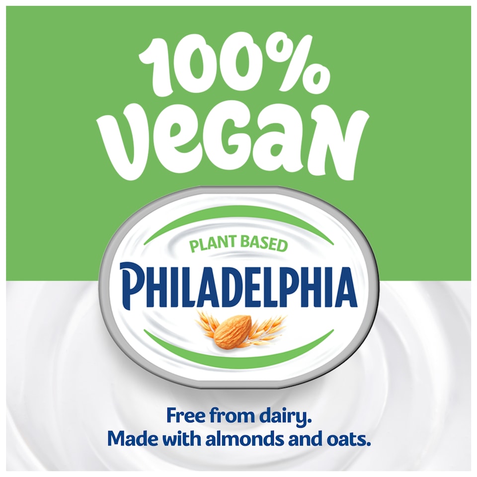 image 1 of Philadelphia Plant Based Soft Cream Cheese Alternative - Almond & Oat 145g