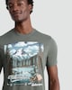 image 2 of VW Volkswagen Camper Van Pure Cotton Pyjamas in Green