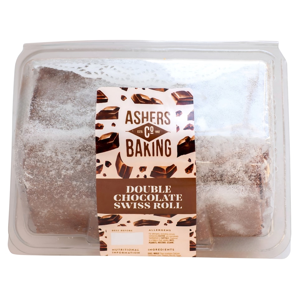 Ashers Double Chocolate Swiss Roll