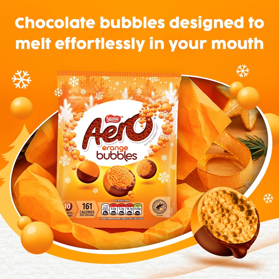 image 1 of AERO Bubbles Orange Pouch Bag 70g