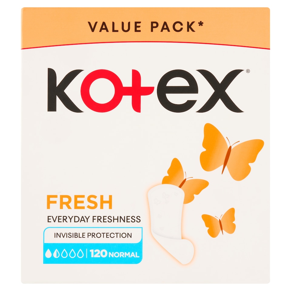 Obrázek 1 pro produkt Kotex Fresh Normal slipové vložky 120 ks