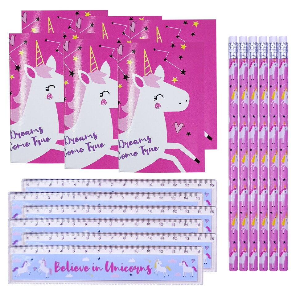 Unicorn Stationery Bumper Pack 18Pcs