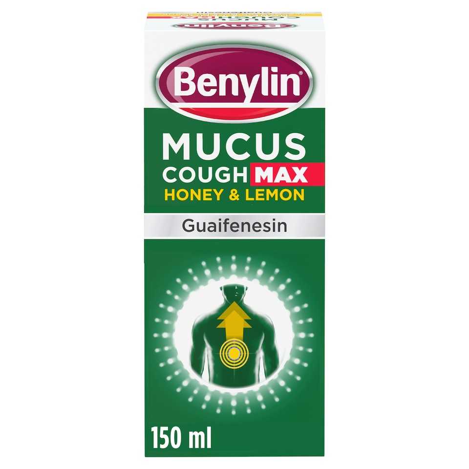 image 1 of Benylin Mucus Cough Max Syrup - Honey & Lemon 150ml