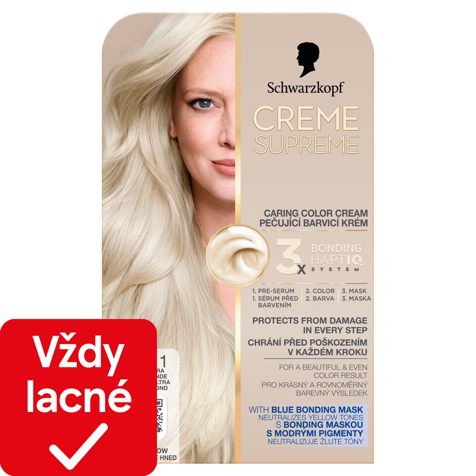 obrázok 1 z Schwarzkopf Creme Supreme Farba na vlasy 11-11 chladná ultra svetlá blond