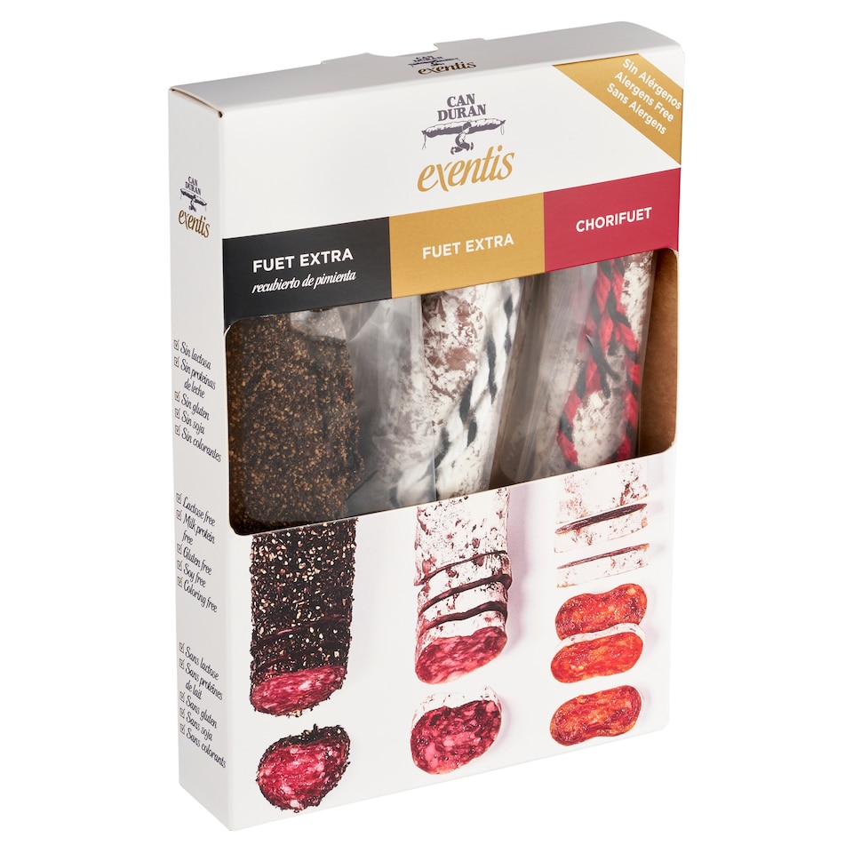 Can Duran Exentis dárkové balení mini fuet 3 x 80g (240g)