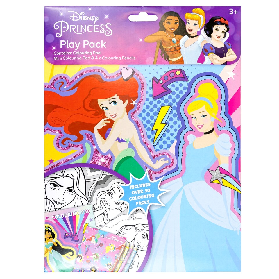 image 1 of Disney Princess Play Colouring Pack