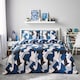 image 1 of SILENTNIGHT GEO CAMO DUVET SET DOUBLE