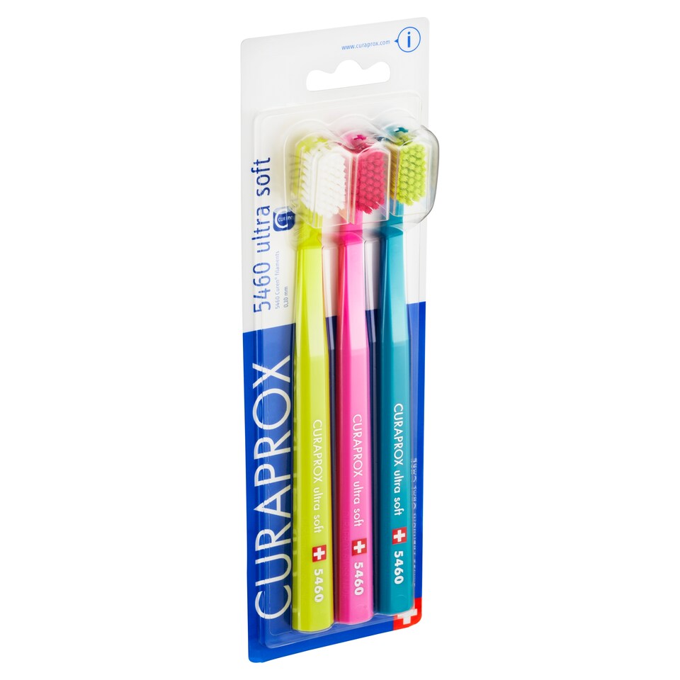 Obrázek 1 pro produkt Curaprox 5460 Ultra Soft zubní kartáček 3 ks