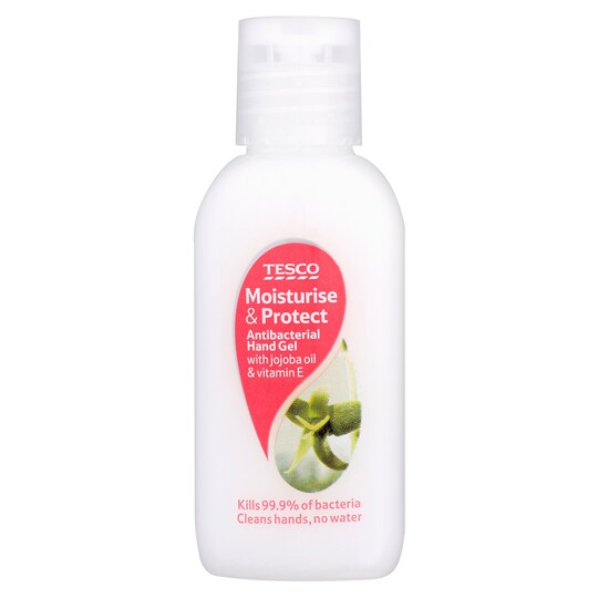 Tesco AntiBacterial Moisturising Hand Gel 50Ml Tesco Groceries