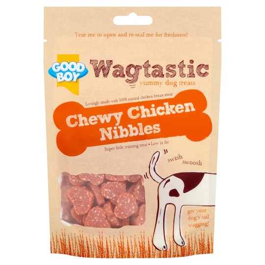 Good Boy Chewy Chicken Nibbles Dog Treats 70G Tesco Groceries