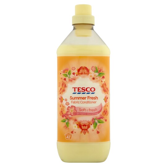 Tesco Fabric Conditioner Summer Fresh 1.26L 42Washes Tesco Groceries