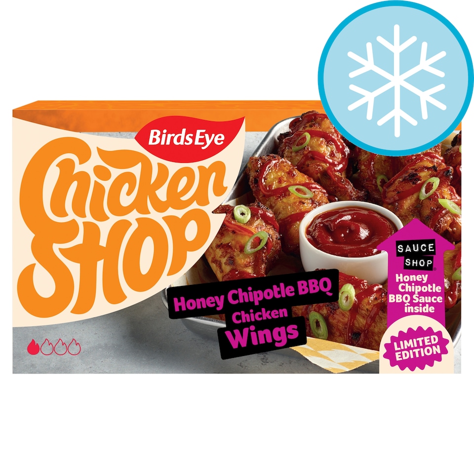 image 1 of Birds Eye Chicken Shop Honey Chipotle BBQ Chicken Wings 385g