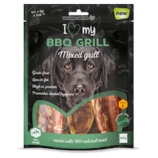 I Love My Bbq Grill Mixed Grill Dog Treats 100G