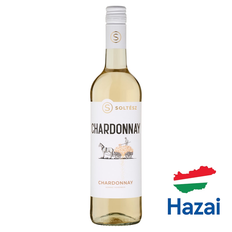 Soltész Felső-Magyarországi Chardonnay száraz fehérbor 11,5% 750 ml  1. kép
