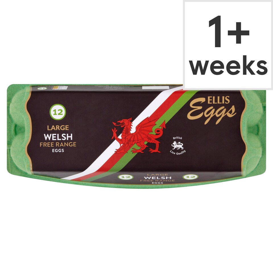 Ellis Eggs Large Welsh Free Range Eggs 12 Pack Tesco Groceries