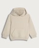 image 4 of F&F Boys Cotton Blend Herringbone Pattern Kangaroo Pocket Hoodie in Tan