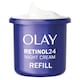 image 1 of Olay Retinol 24 Night Cream Face Moisturiser REFILL. Anti Ageing Skincare, 50ml