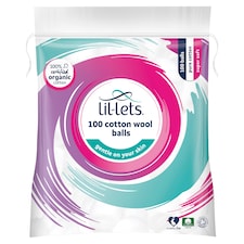 Lil-Lets Cotton Wool Balls 100