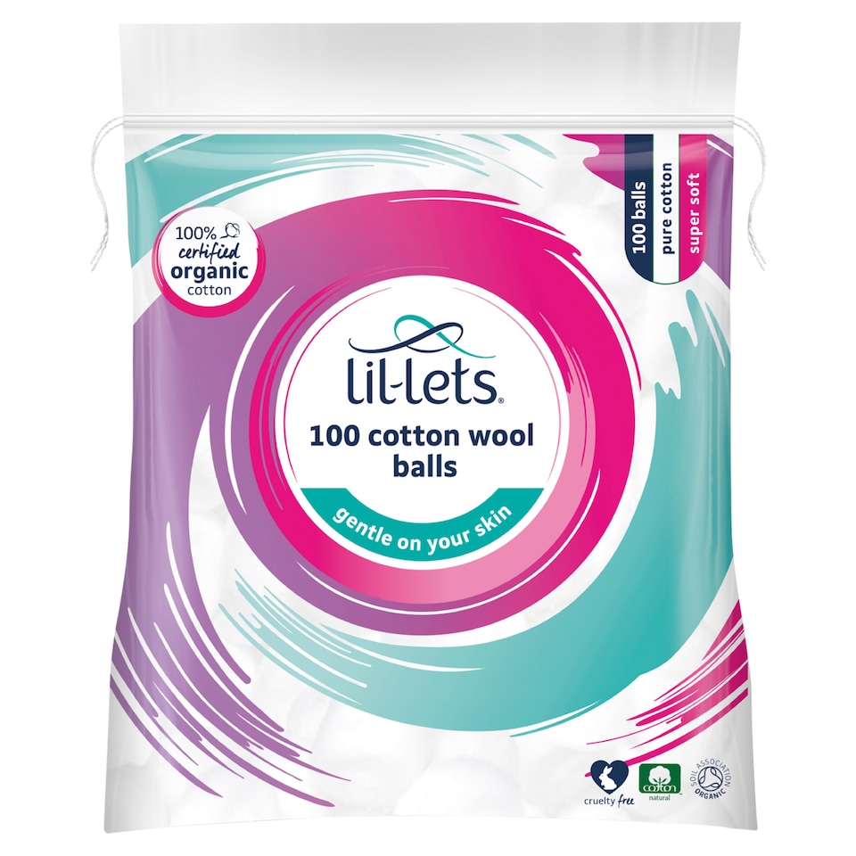 Lil-Lets Cotton Wool Balls 100