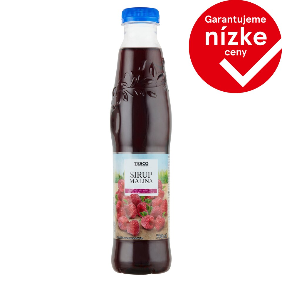 Tesco Sirup malina 700 ml