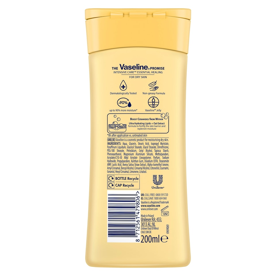 image 1 of Vaseline Intensive Care Essential Lotion 200Ml