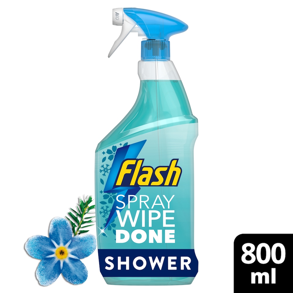 image 1 of Flash Spray Wipe Done Shower 800ml