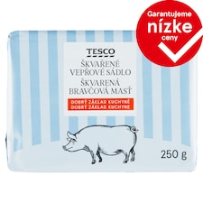 Tesco Škvarená bravčová masť 250 g