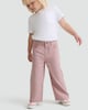 image 1 of F&F Girls Pure Cotton Wide Leg Jeans in Pink