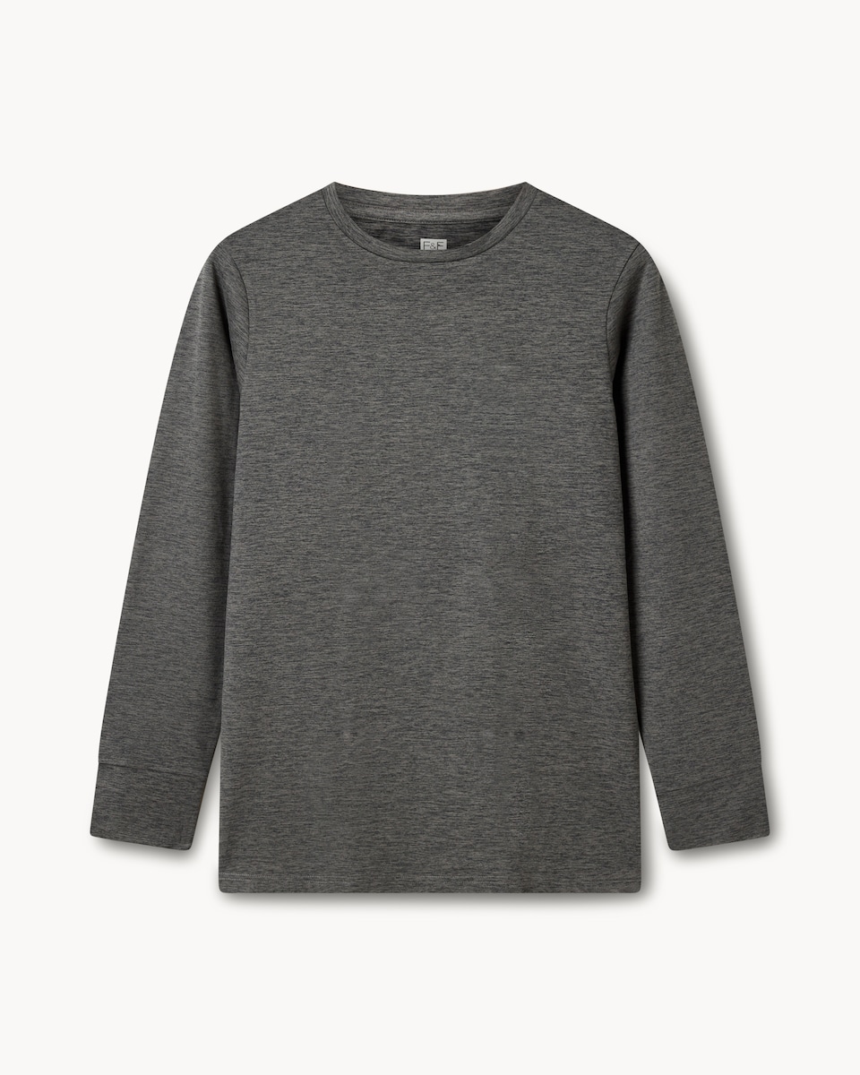F&F WARMPLUS™ Medium Warmth Thermal Long Sleeved Top in Grey