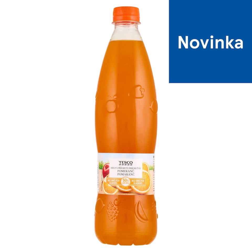 Tesco Orange Flavored Syrup 700 ml