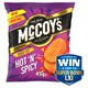 image 1 of McCoy's Hot'n'Spicy Grab Bag Crisps 45g