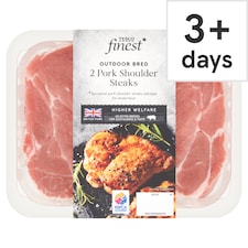 Tesco Finest 2 Pork Shoulder Steaks 400g