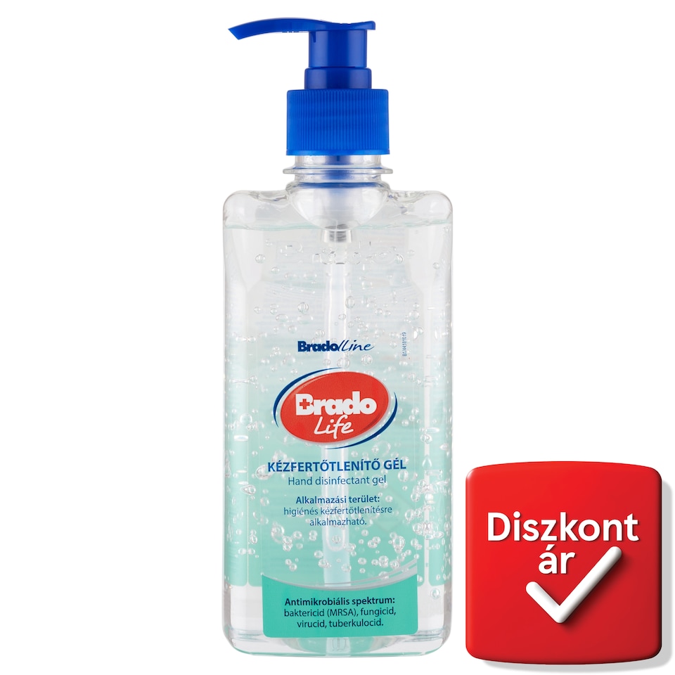 Brado Life kézfertőtlenítő gél 500 ml  1. kép