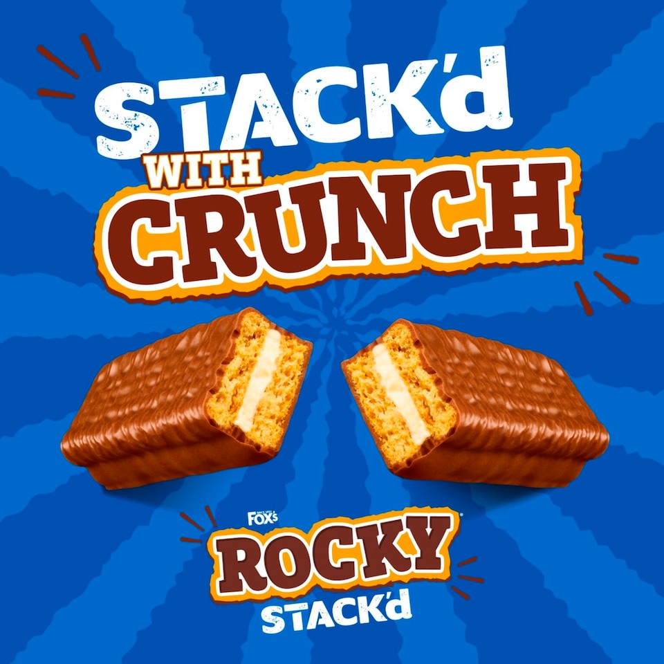 image 1 of Rocky STACK'd Vanilla Cream 6pk x 25g