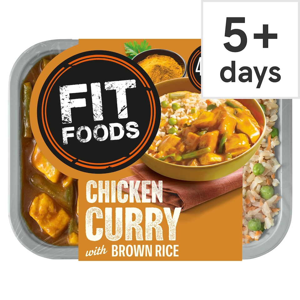 Fit Foods Chicken Curry With Brown Rice 400G