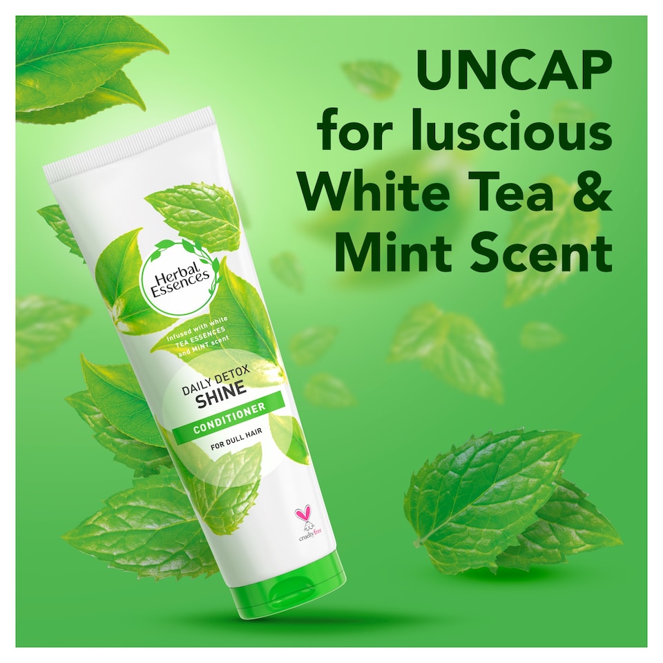 image 1 of Herbal Essences Daily Detox Shine Conditioner Tea & Mint 275ml